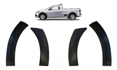 Kit Moldura Lateral P/choque Diant/tras Saveiro G5/g6 08/16
