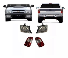 Par Farol S10 Pitbul + Lanterna Traseira S10 Pitbull