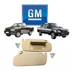 Par Quebra Sol S10 Blazer Com Espelho 1995 /2011 Com Suporte