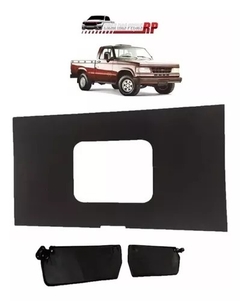 Forro Do Teto D20 D40 Com Furo + Par Quebra Sol Preto - comprar online