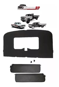 Forro Do Teto F1000 F4000 72 A 92 C/furo + Par Quebra Sol - comprar online