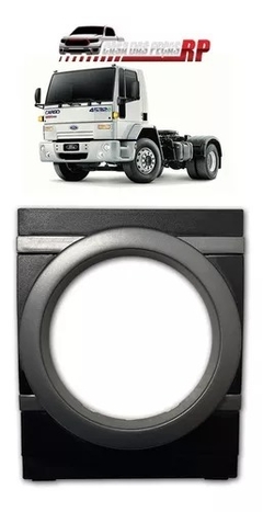 Moldura Tacógafro Adaptável Ford Cargo 02 A 13 Preto/cinza