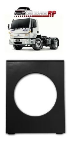 Moldura Central Tacógrafo Ford Cargo 2002 Até 2013 Preto