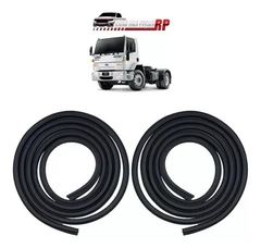 Par Borracha Da Porta Ford Cargo Com Aba Modelo Original