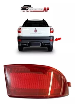 Refletor Parachoque Traseiro Strada 2014 A 2020 Ld Mod Orig