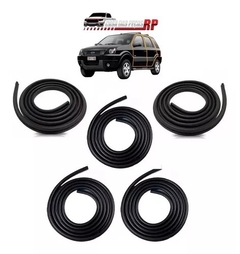 Kit Borracha Porta Ecosport 4 Portas + Mala 2003 A 2011