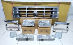 Grade Cromada F1000 F4000 1997 1998 Completa Frente Toda - comprar online