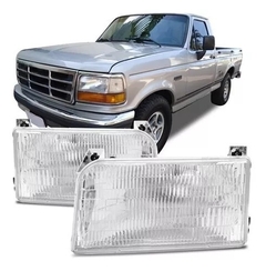 Par Farol F1000 F4000 1997 1998 Cromado Com Regulador
