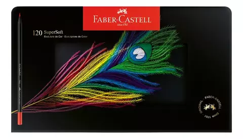 LÁPICES SUPERSOFT FABER CASTELL X 120