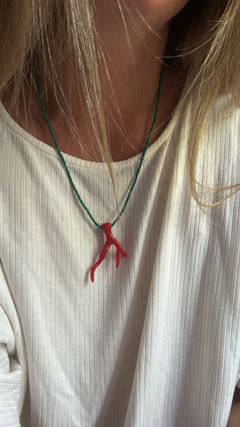 COLLAR CORAL (rojo) en internet