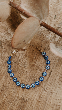 PULSERA OJITOS BLUE