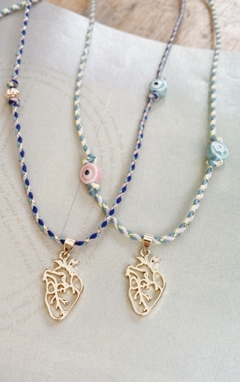 COLLAR CORAZON CALADO