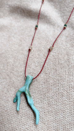 Collar Coral Turquesa