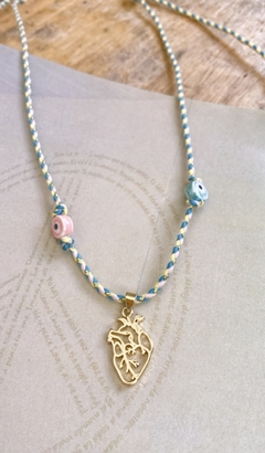 COLLAR CORAZON CALADO - comprar online