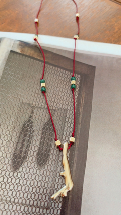 Collar Ibiza (bordo) - comprar online