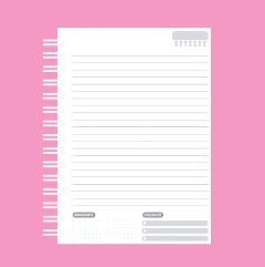 Kit Caderno Fernanda na internet