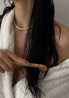 Eco Peine de madera reciclada anti Frizz - bohemia boutique natural