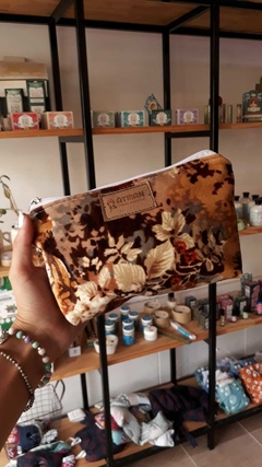 Neceser de pana/ Estuche Porta Cosméticos