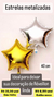 BALÃO ESTRELA METALIZADO FOIL 40 CM UND