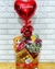 Caixa envelope Love com Balão personalizado - Dyna Flores Conceito