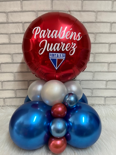 Arranjo de Balões personalizado time de futebol