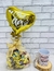 Imagem do COMBO CANECA PERSONALIZADA COM CORAÇÃO COM CHOCOLATES E BALÃO PERSONALIZADO