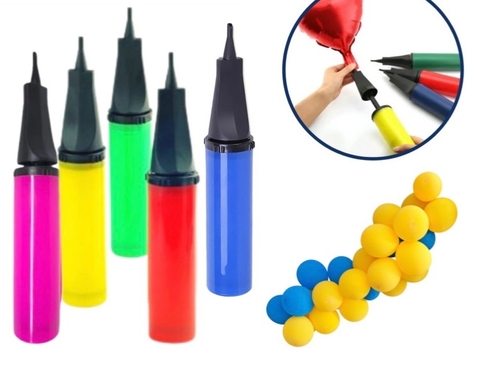 Bomba de Balão Bexiga Bombinha De Encher Balões