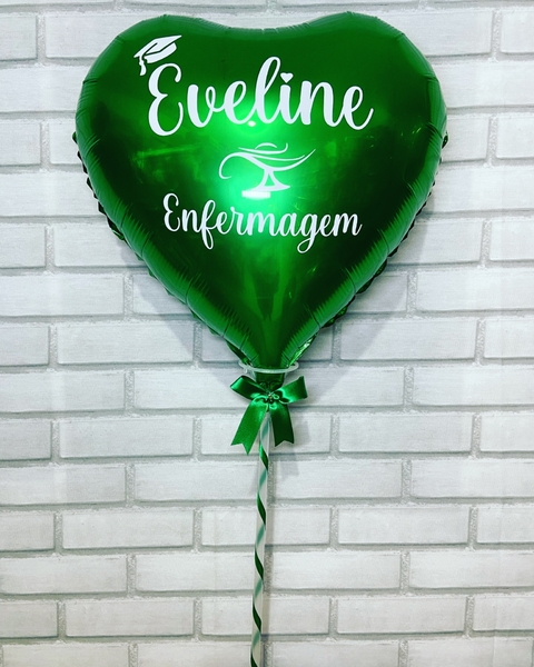 BALÃO PARA FORMATURA PERSONALIZADO NA VARETA