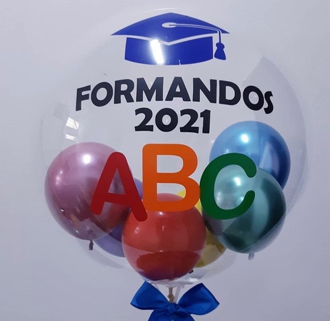 BOX FORMATURA COM BUBBLE PERSONALIZADO