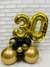 ARRANJO DE BALÕES NUMERAL COM NOME PERSONALIZADO E BASE ORGÂNICA - comprar online