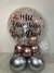 Arranjo de Balão Personalizado com Confetes