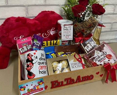 CESTA DE ANIVERSÁRIO Eu te Amo