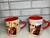 Imagem do Kit com 2 canecas alça coração personalizadas