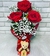 Mini Buquê com Rosas e Ursinho chaveirinho - comprar online