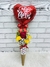 CONE ROSA UNITÁRIA COM BALÃO PERSONALIZADO na internet