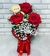 Mini Buquê com Rosas e Ursinho chaveirinho - Dyna Flores Conceito