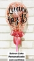 BALOON CAKE PERSONALIZADO COM CONFETES