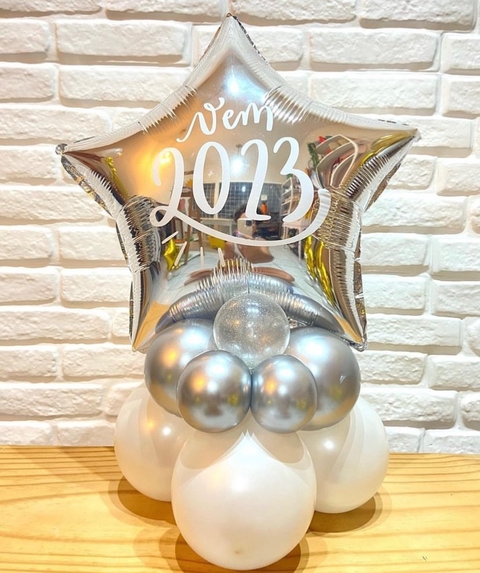 ARRANJO DE BALÕES DE MESA