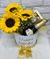 Box Iluminada Girassol - Dyna Flores Conceito