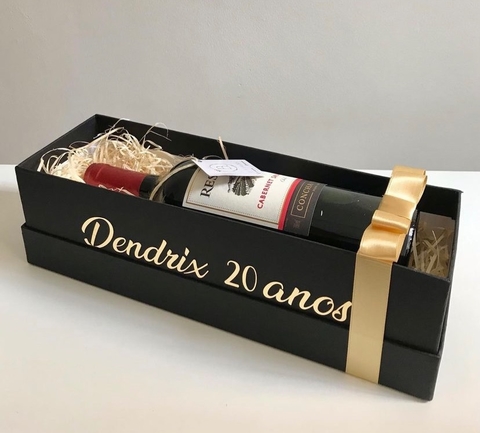 GIFT BOX G VINHO TINTO CABERNET SAUVIGNON 750ML