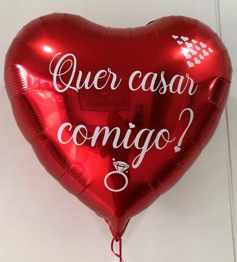 BALÃO PERSONALIZADO NO GÁS HÉLIO “QUER CASAR COMIGO?”