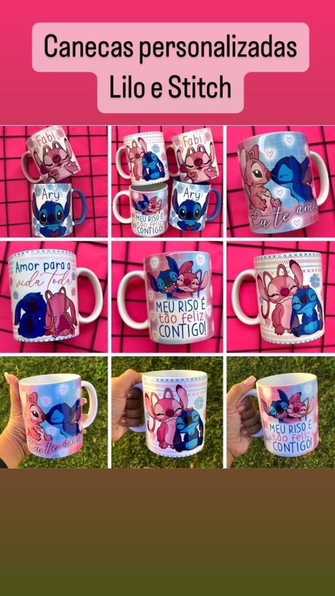 Canecas Personalizadas Lilo e Stitch Unidade - comprar online