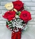 Mini Buquê com Rosas e Ursinho chaveirinho na internet