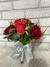 Buquê de Noiva 6 Rosas Vermelhas