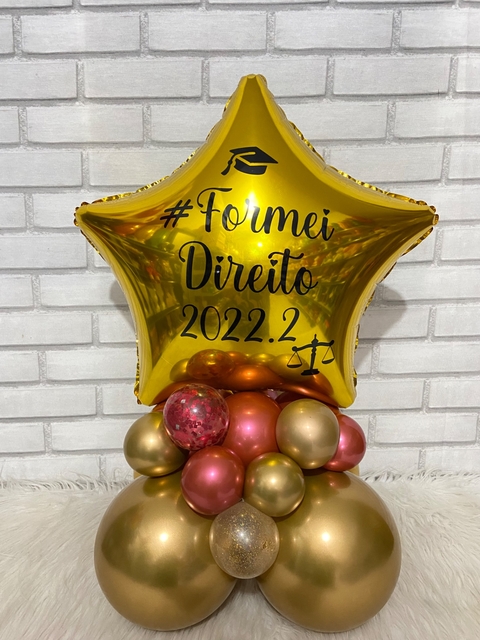 BALÃO FORMATURA METALIZADO