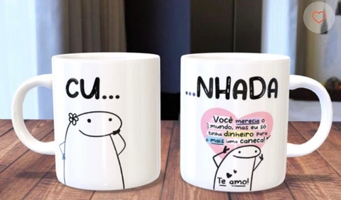 Caneca de Porcelana Cunhada Divertida