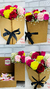 CAIXA SURPRESA COM ROSAS E CHOCOLATES - Dyna Flores Conceito