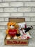 CAIXA EU TE AMO COM URSO, VINHO E CHOCOLATES