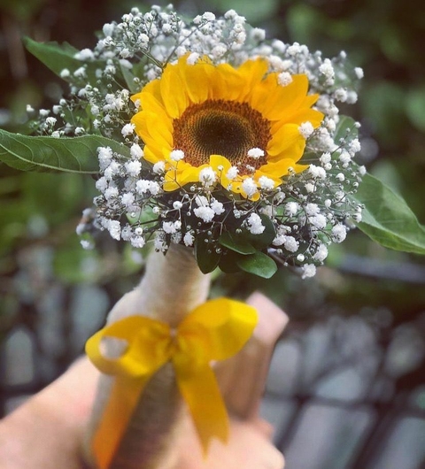 Girassol Para Presente garrafa decorada