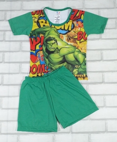 Pijama de short Hulk